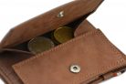 Magic Wallet Essenziale Coins Java Brown